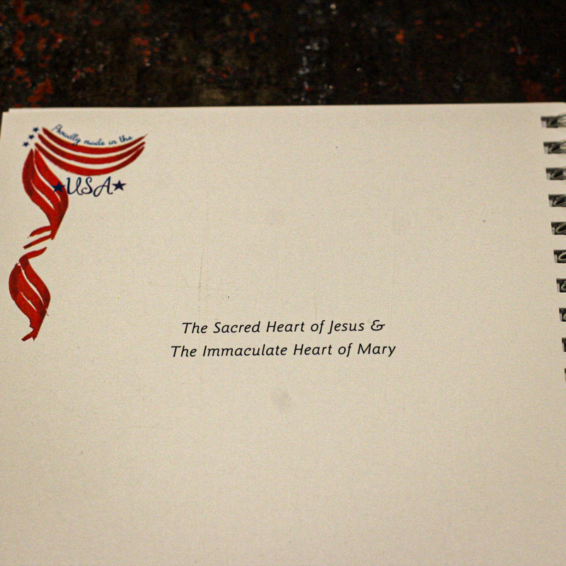 Two Sacred Hearts Writing Journal