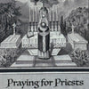 NEW - Praying for Priests, customizable holy card