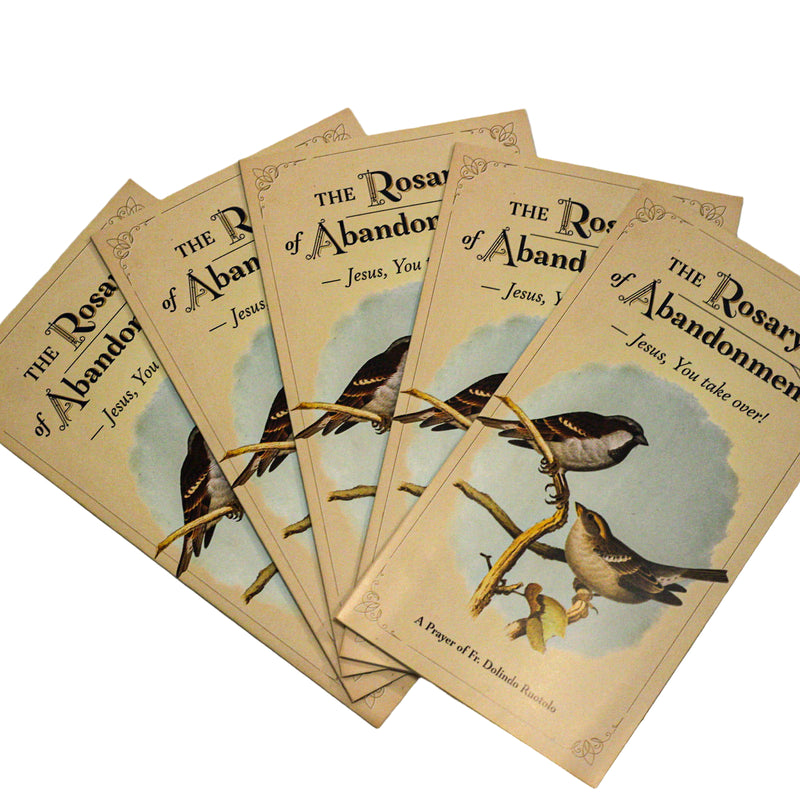 Large Font The Rosary of Abandonment - Jesus, You take over! NEW, A Prayer of Fr Dolindo Ruotolo