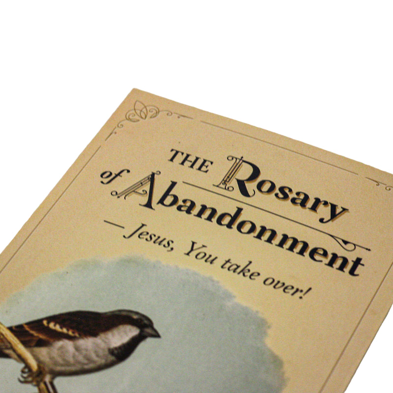 Large Font The Rosary of Abandonment - Jesus, You take over! NEW, A Prayer of Fr Dolindo Ruotolo