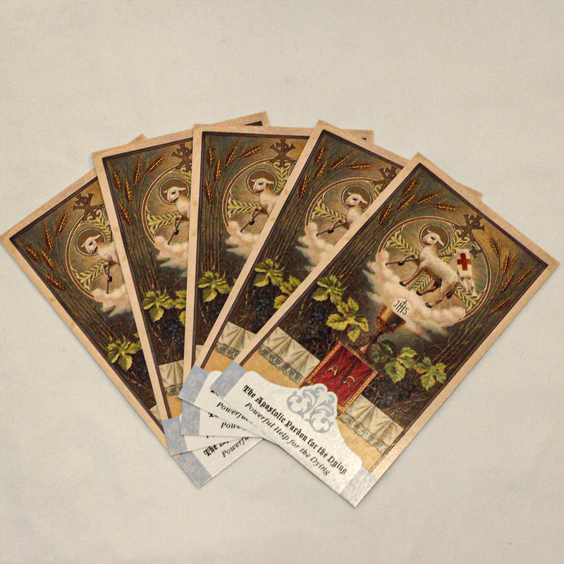 The Apostolic Pardon - Powerful Help for the Dying Holy Cards