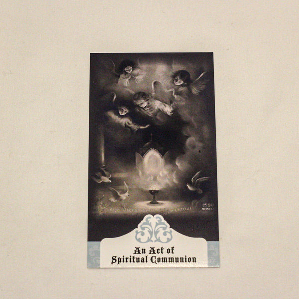 An Act of Spiritual Communion Holy Cards