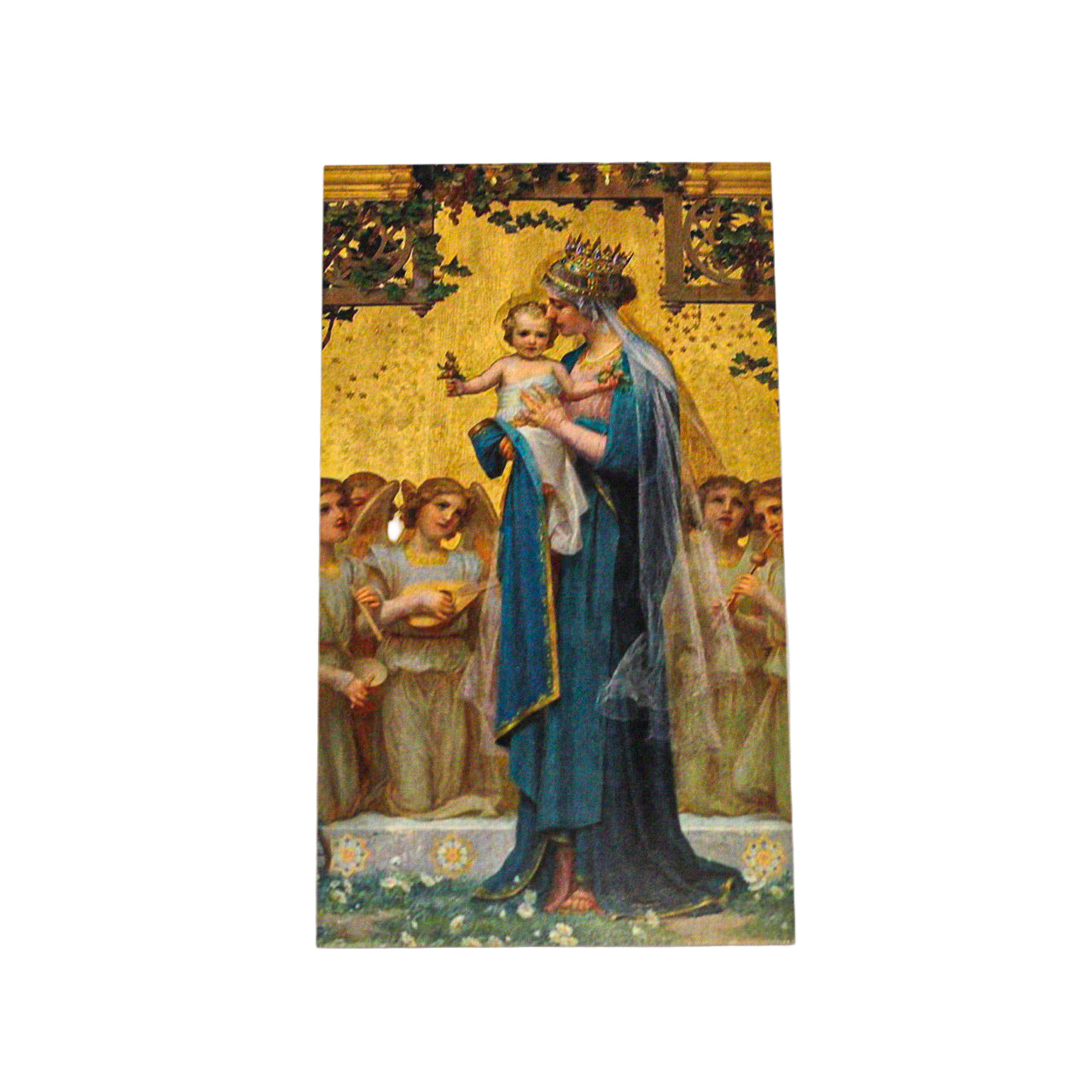 Consecration to Jesus through Mary Holy Card - Gold Version