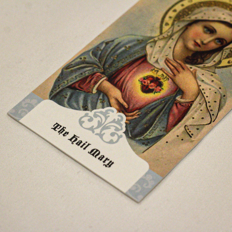 The Hail Mary Holy Cards
