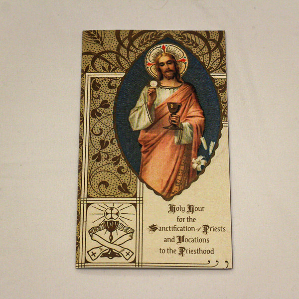 Holy Hour for the Sanctification of Priests and Vocations to the Priesthood