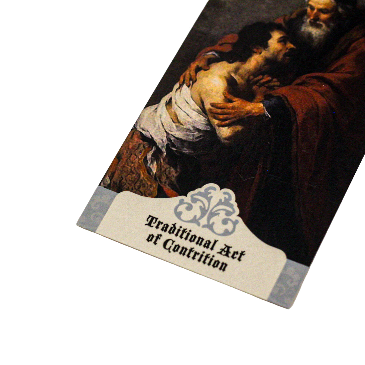 Traditional Act of Contrition Holy Card.