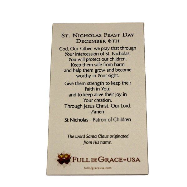 St. Nicholas Prayer Cards