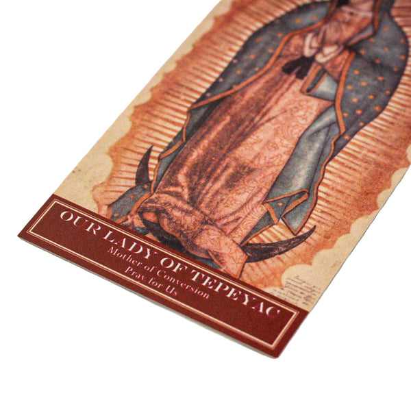 Our Lady of Tepeyac - Prayer of Miraculous Trust Holy Cards