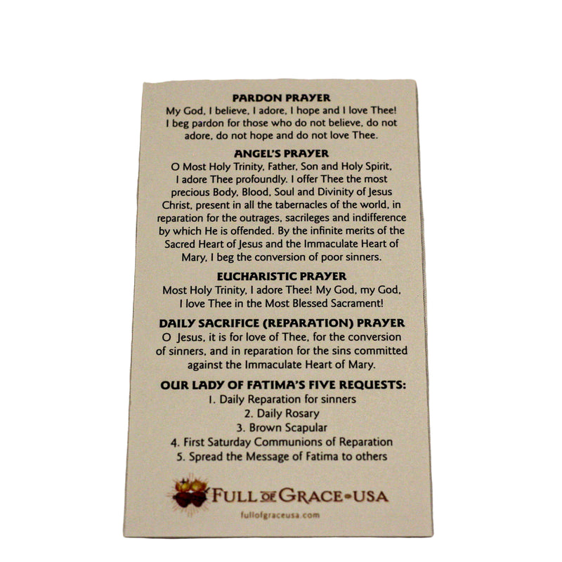 Our Lady of Fatima - Fatima Centennial (1917-2017) Holy Cards