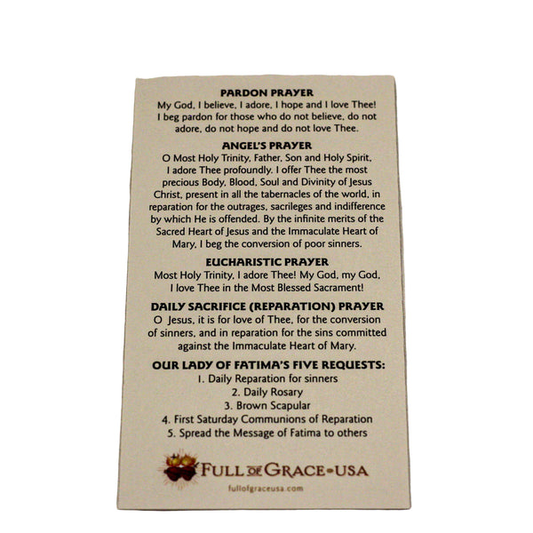 Our Lady of Fatima - Fatima Centennial (1917-2017) Holy Cards