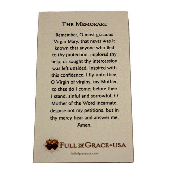 The Memorare Holy Cards