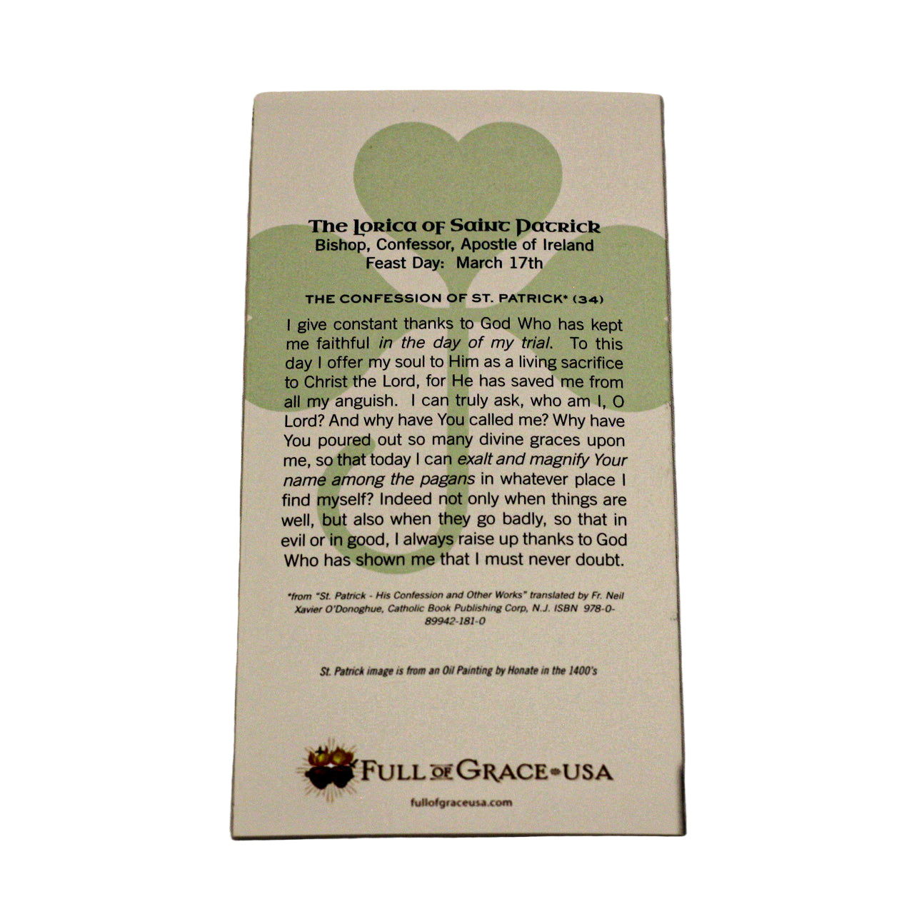 The Lorica of St. Patrick - a Prayer of Protection