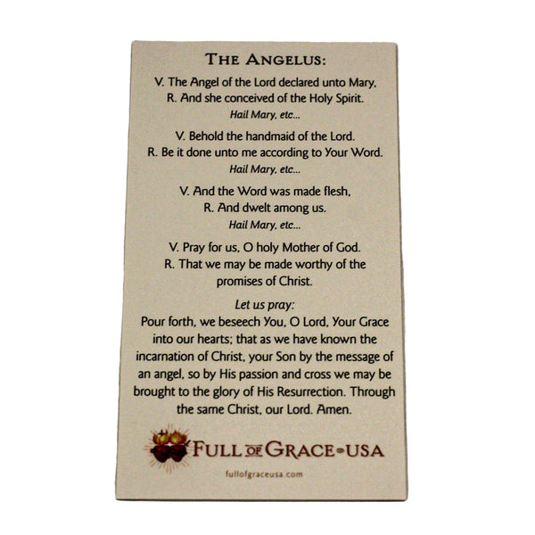 The Angelus Holy Cards