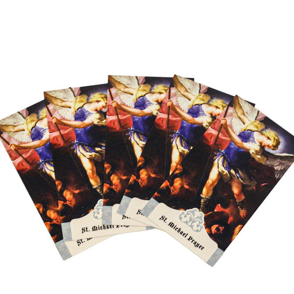 St. Michael Prayer Holy Card
