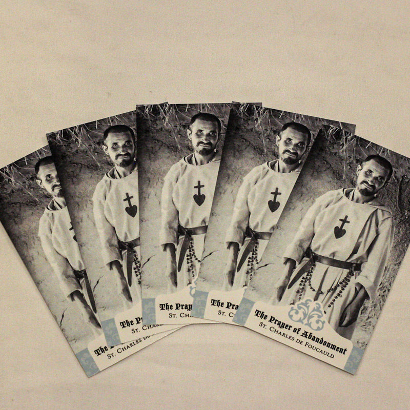 The Prayer of Abandonment Holy Card, NEW