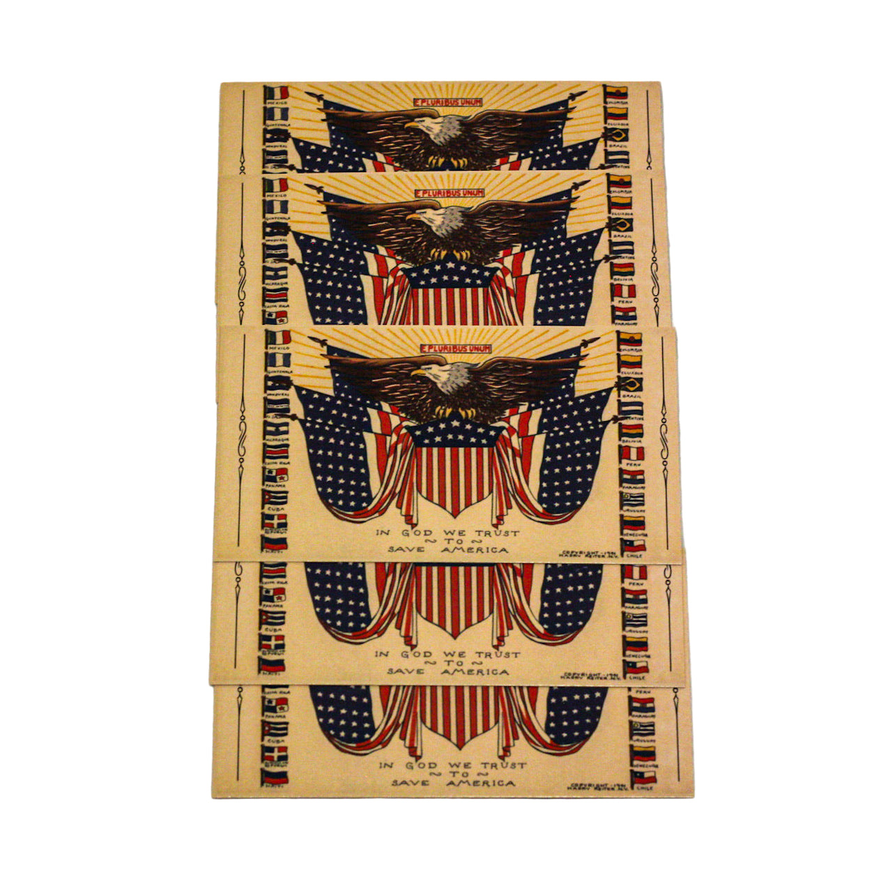 In God We Trust to Save America Holy Cards