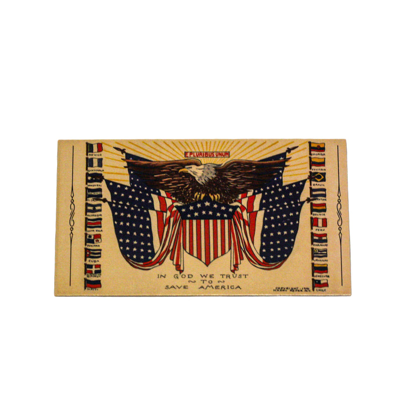 In God We Trust to Save America Holy Cards