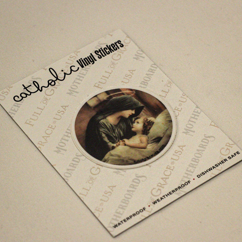 Mary & Jesus Sticker Decal