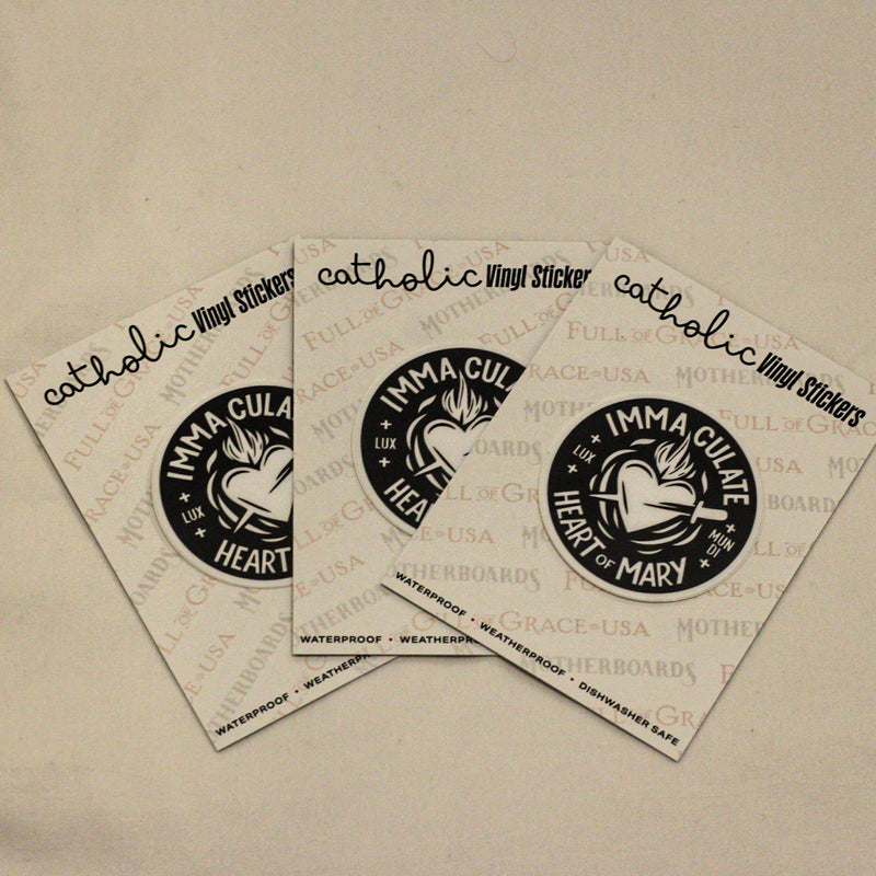Immaculate Heart by Lux Mundi Sticker Decal