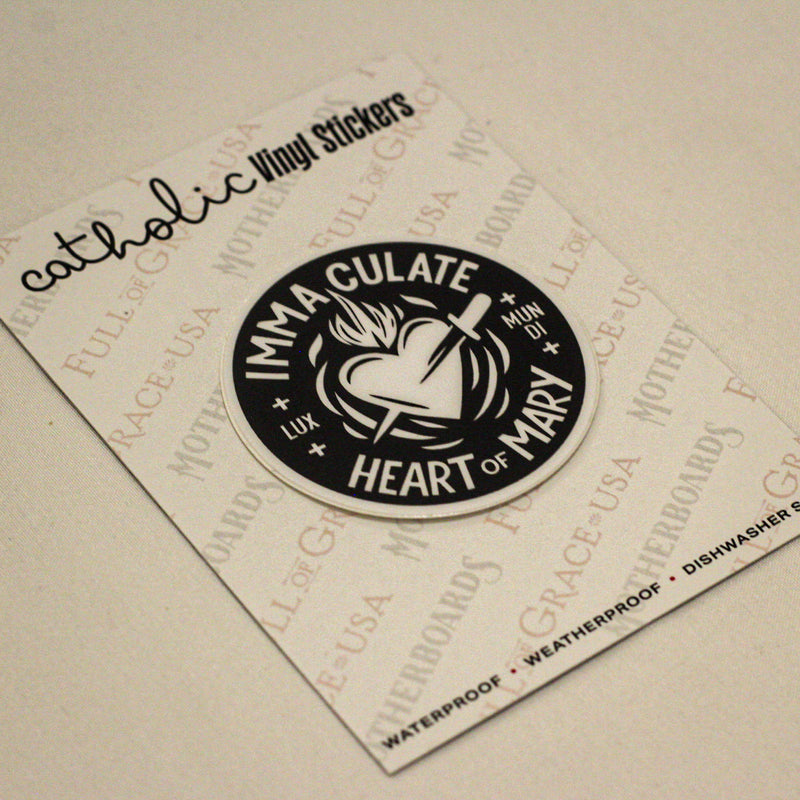 Immaculate Heart by Lux Mundi Sticker Decal