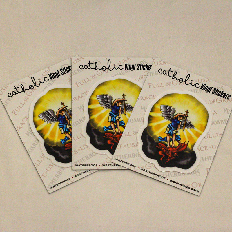 St. Michael the Archangel Sticker Decal