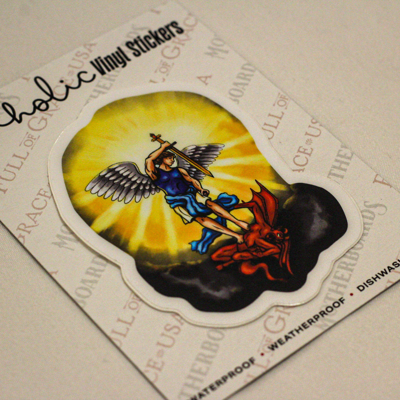 St. Michael the Archangel Sticker Decal — Full of Grace USA