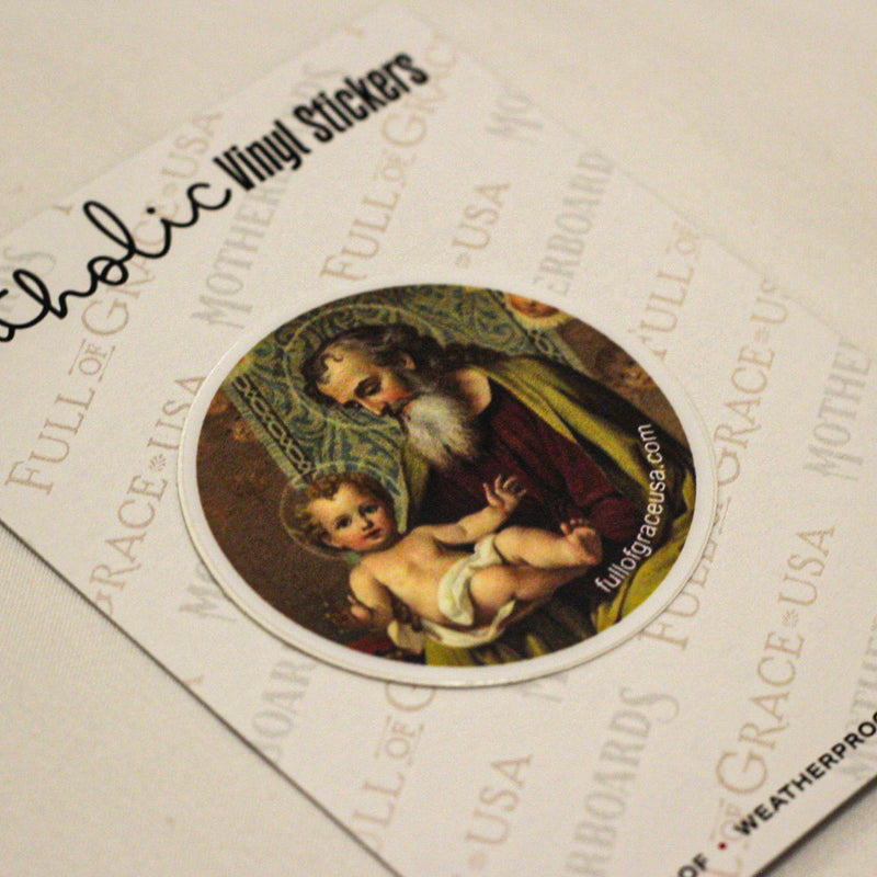 St. Joseph & Jesus Sticker Decal