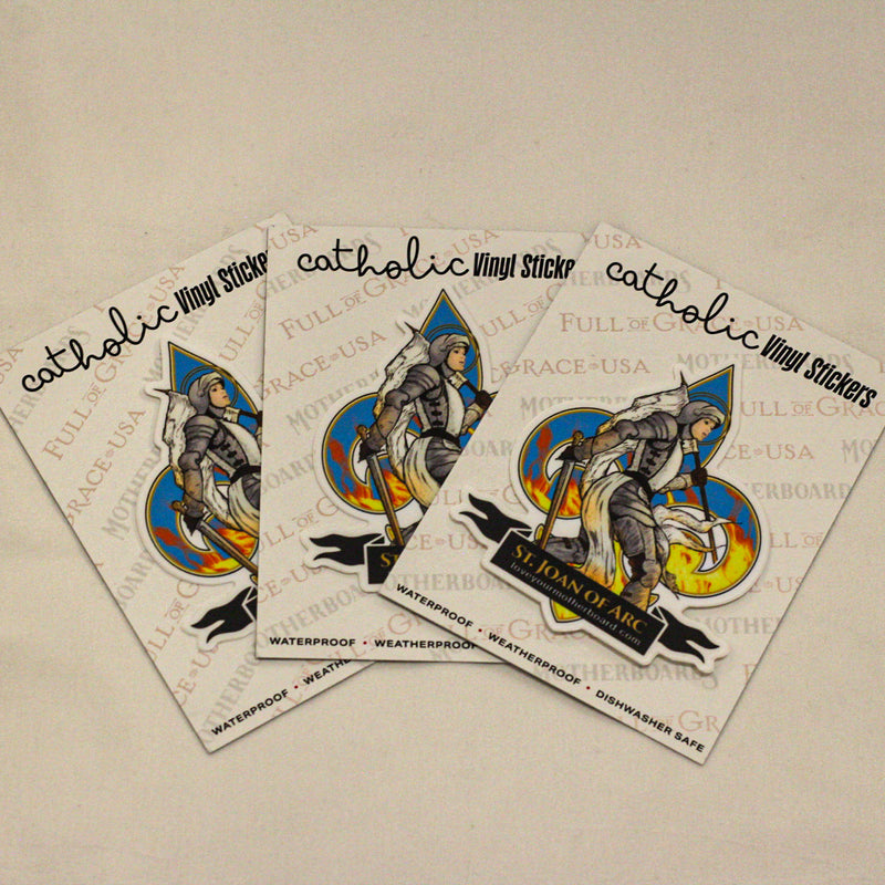 St. Joan of Arc Sticker Decal - NEW