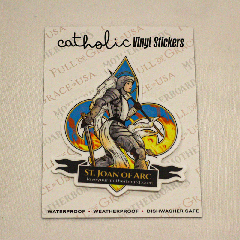 St. Joan of Arc Sticker Decal - NEW