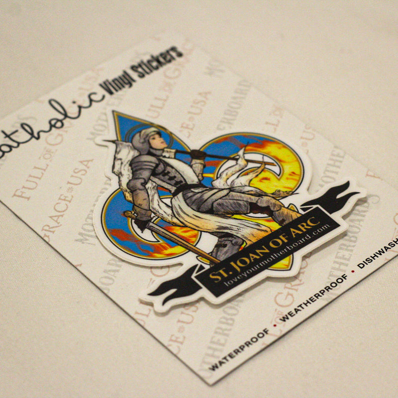 St. Joan of Arc Sticker Decal - NEW