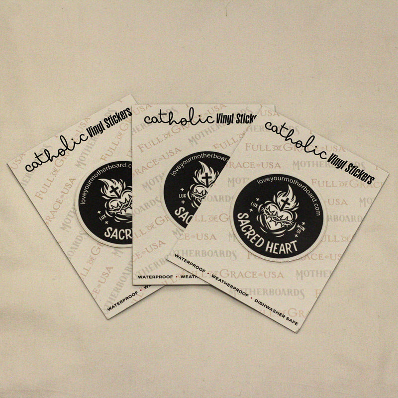 Sacred Heart by Lux Mundi Sticker Decal