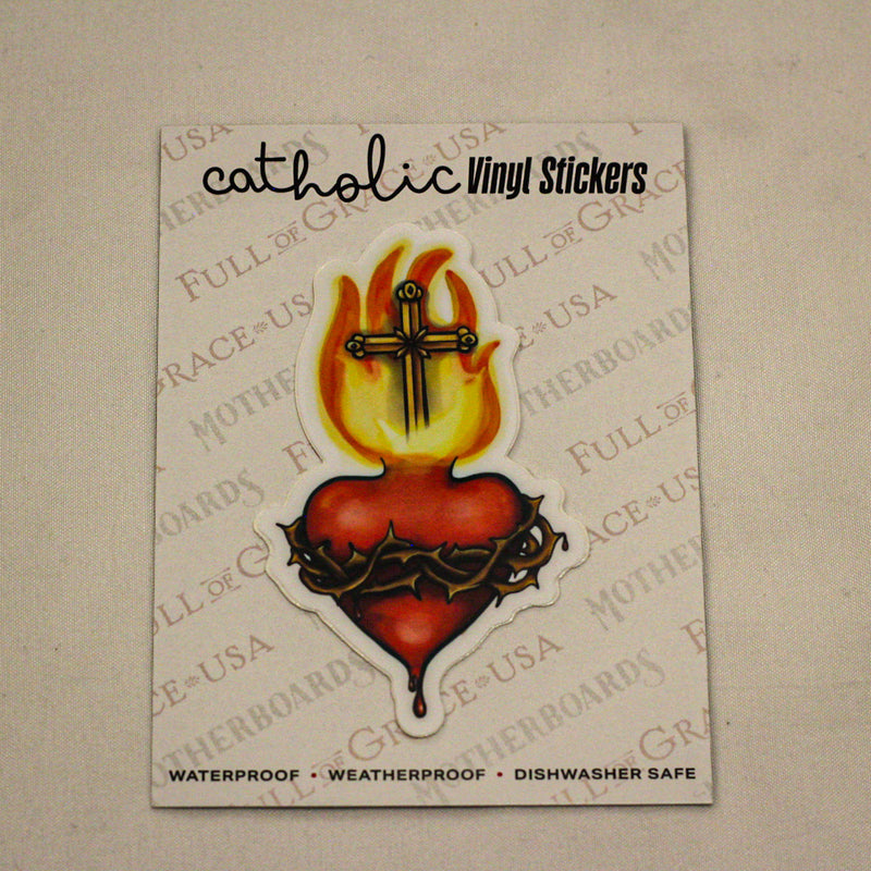 Sacred Heart Sticker Decal
