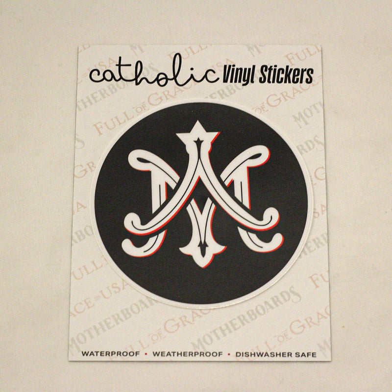 Large Marian Auspice 4" Sticker Decal - NEW