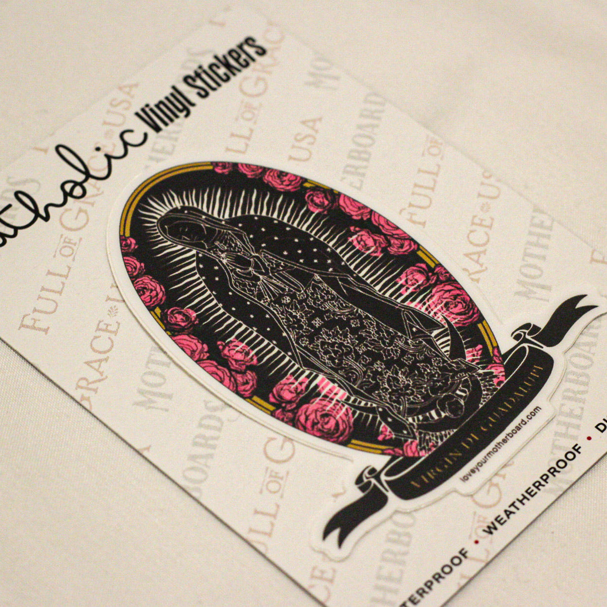 Virgin De Guadalupe Sticker Decal - NEW — Full of Grace USA