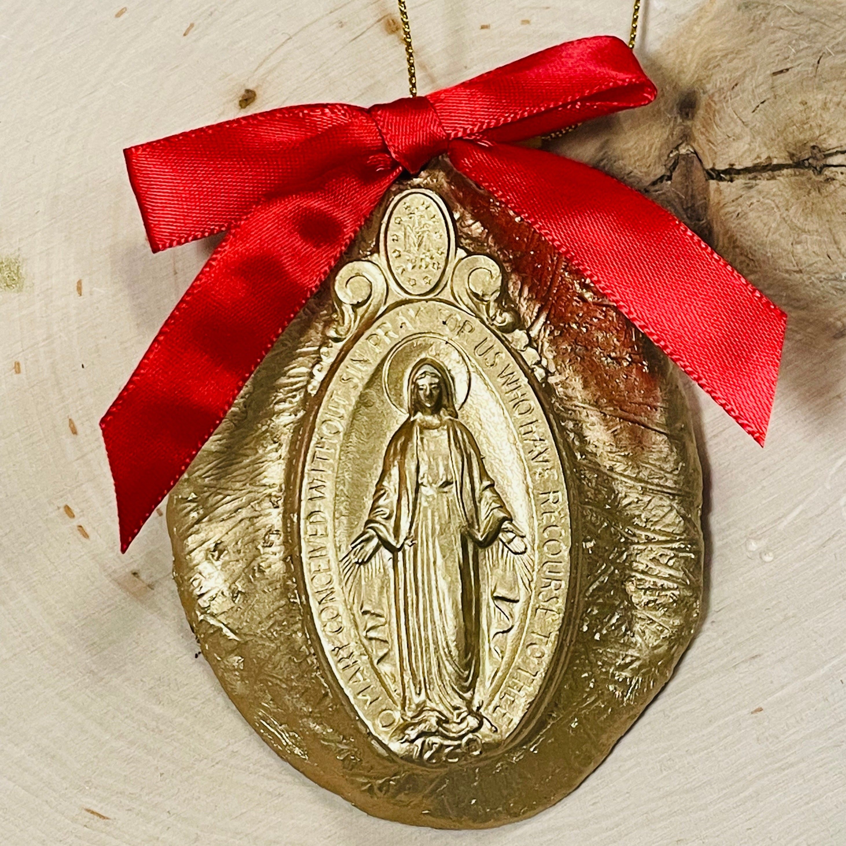 NEW:  The Small Miraculous Medal Ornament