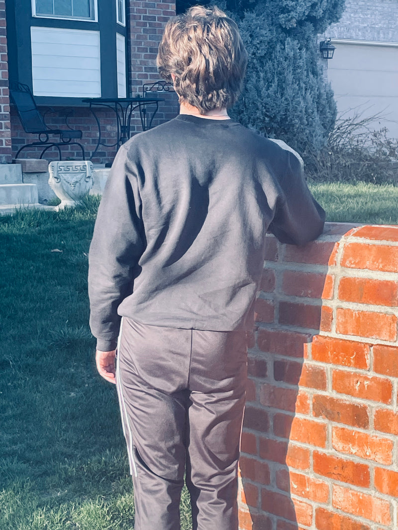 Jesus is King Black Sweatshirt (Unisex)