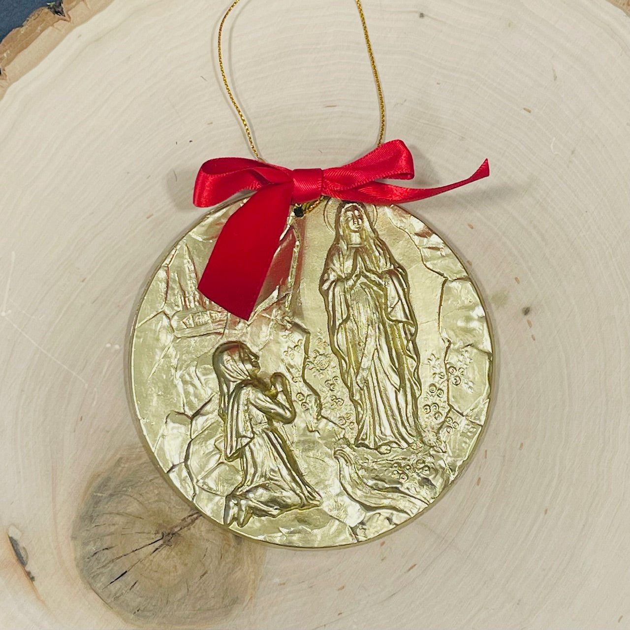 NEW:  Our Lady of Lourdes Ornament