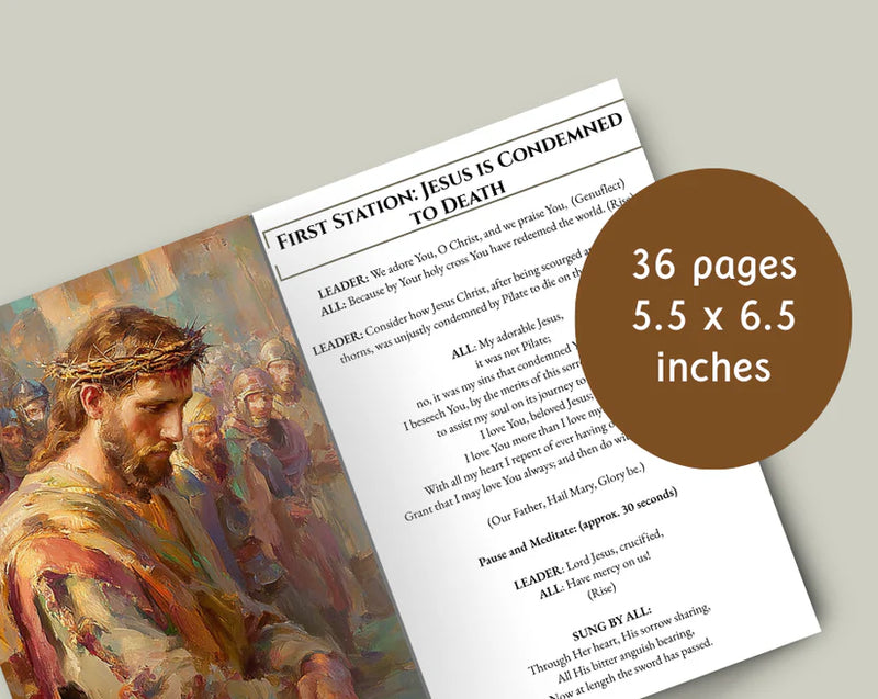 Stations of the Cross Booklet, NEW