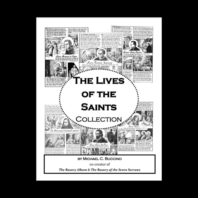 The Lives of the Saints Collection:  Illustrated & Hand Printed Saint's Stories