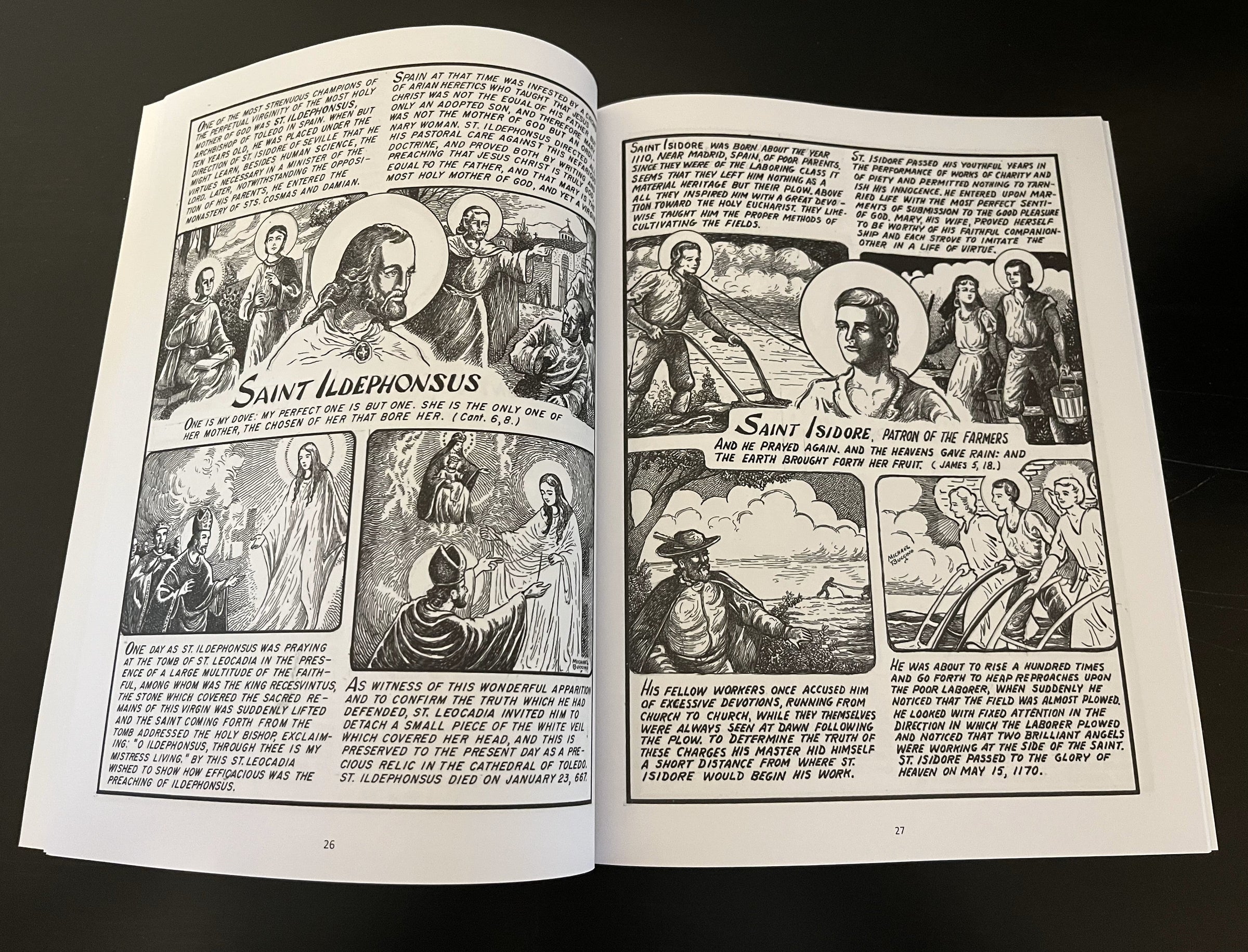The Lives of the Saints Collection: Illustrated & Hand Printed Saint's ...