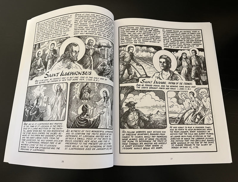 The Lives of the Saints Collection:  Illustrated & Hand Printed Saint's Stories