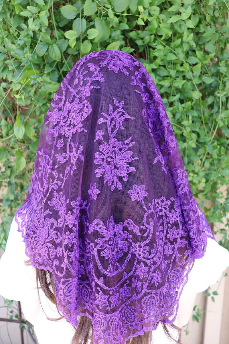 Eggplant Lucia Veil