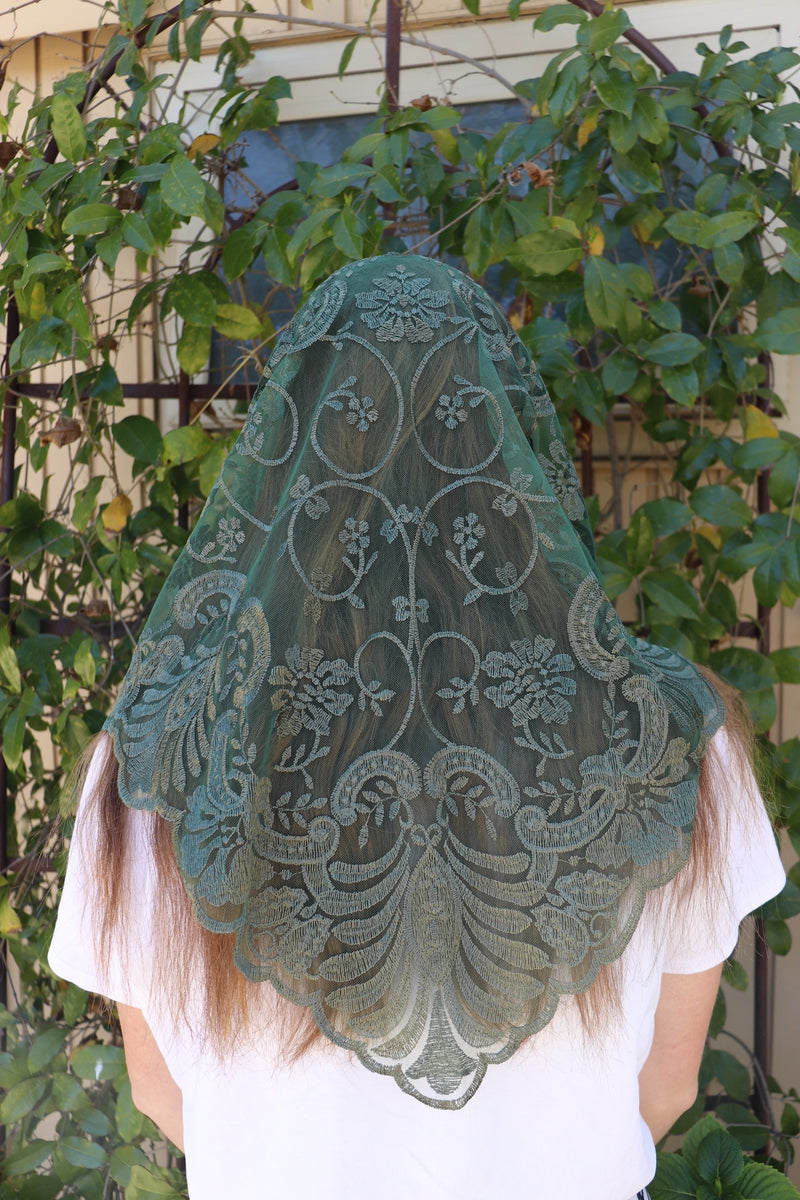 Military Green Jacinta Veil