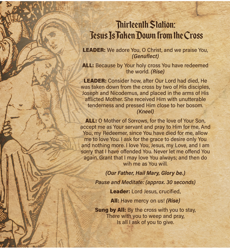 Stations of the Cross Booklet, NEW