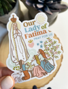 The Stump of Jesse - Our Lady of Fatima Sticker I Catholic Gift