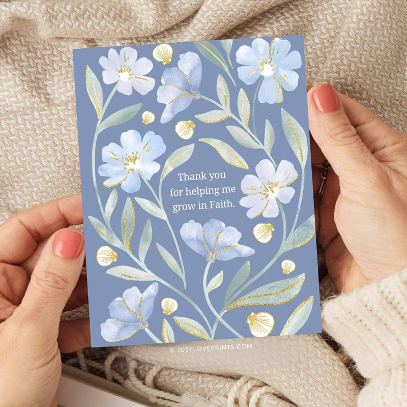 Just Love Prints - Catholic Stickers & Gifts - Godparent Greeting Card