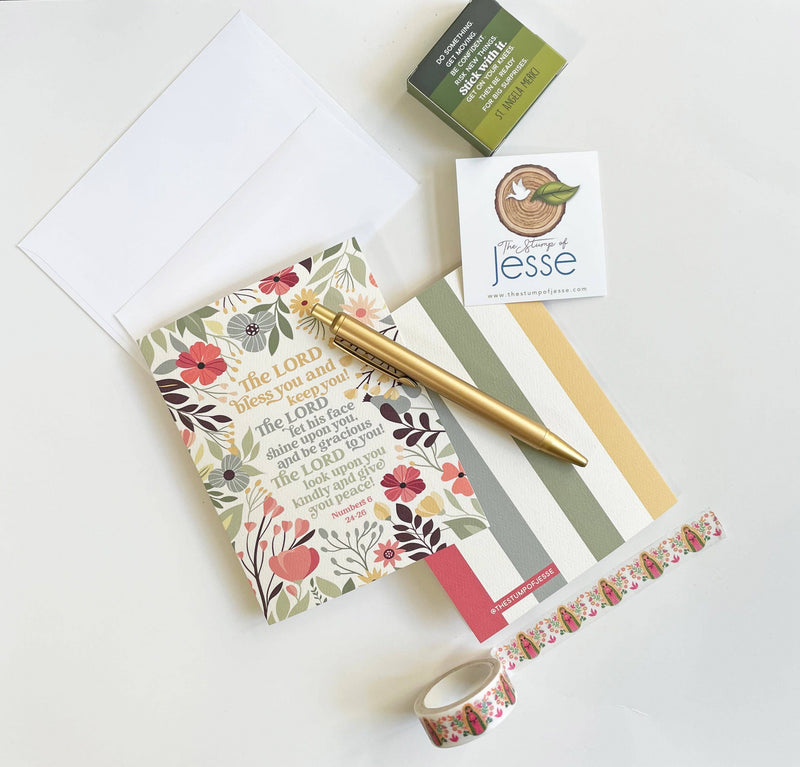 The Stump of Jesse - Blessing Greeting Card I Catholic Greeting Card