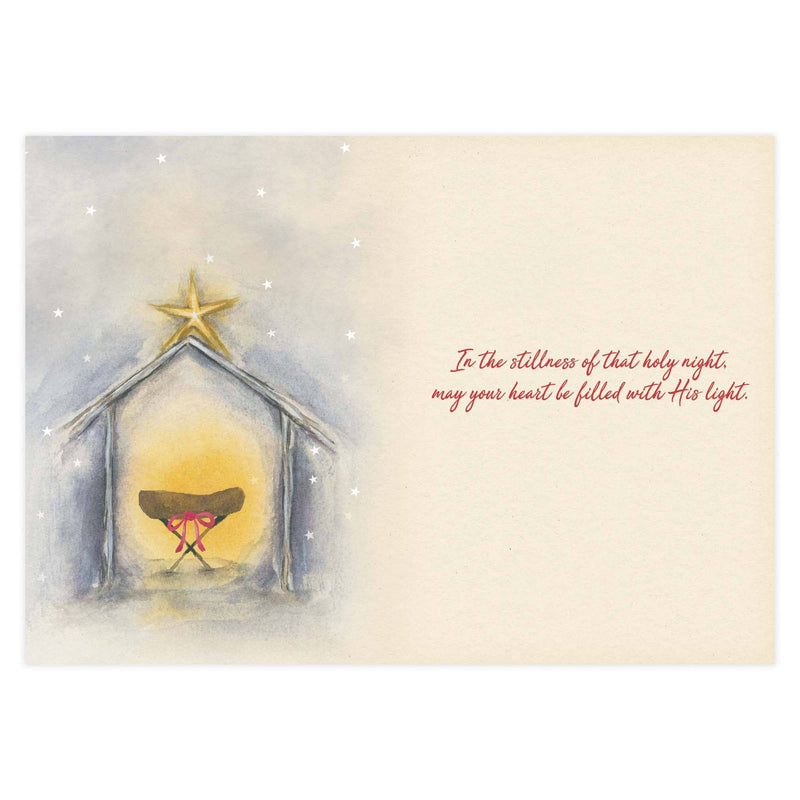 Crown Point Graphics - Crown Point Graphics Oh Holy Night Boxed Christmas Cards, 26 Count