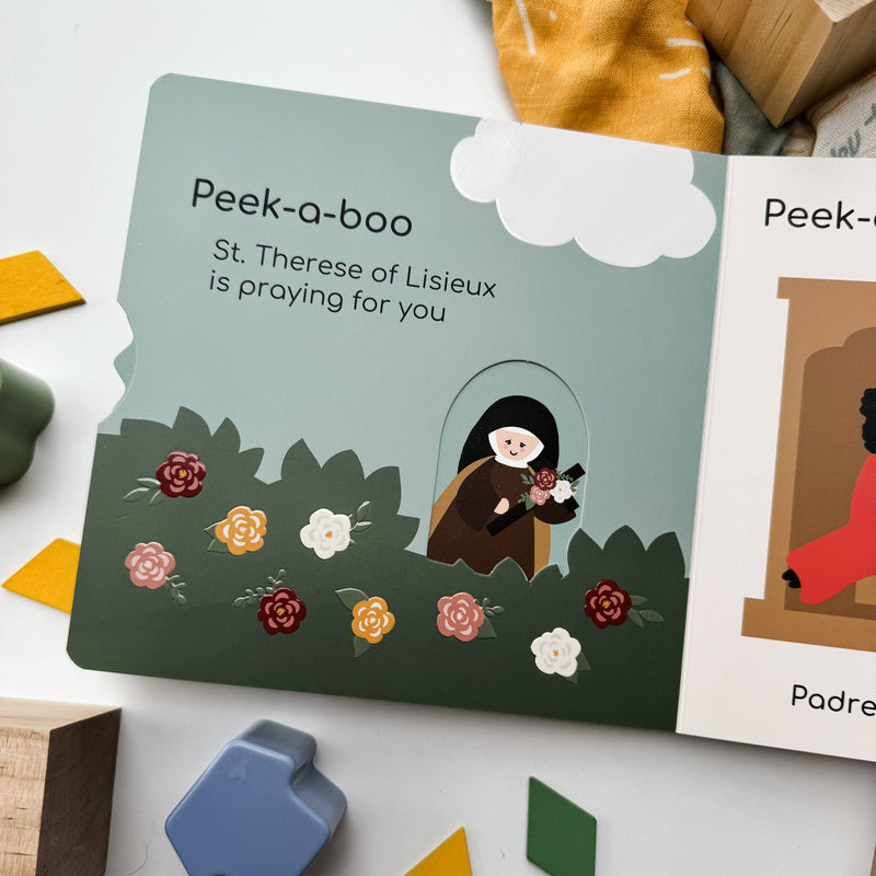 The Little Rose Shop - Peek-a-boo Saints Catholic Board Book