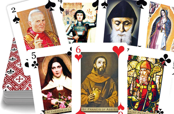 Holy Playing Cards:  Saints Edition